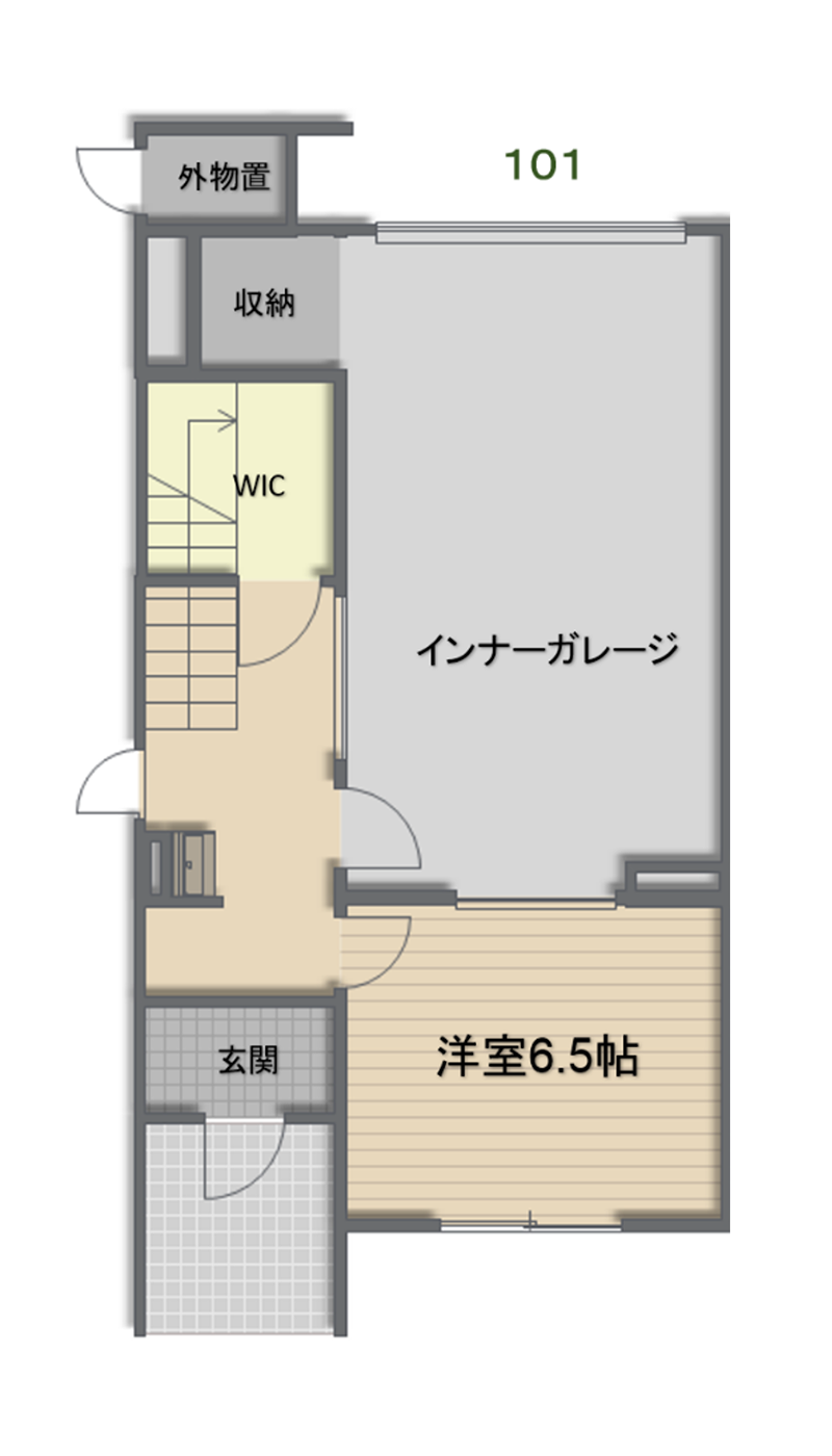 間取図 1階