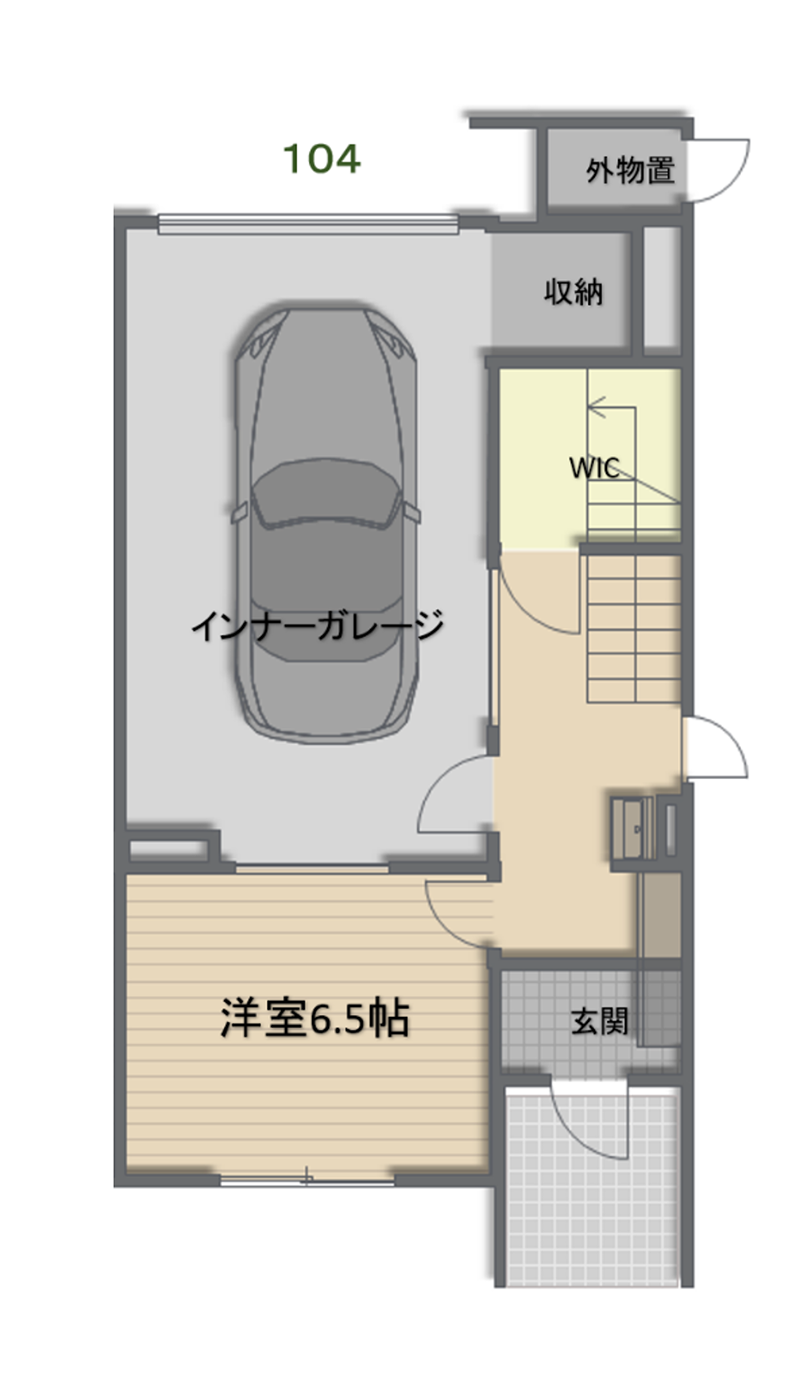 間取図 1階