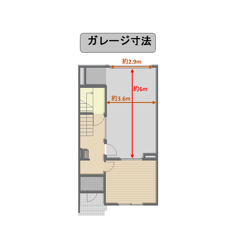 ガレージ寸法